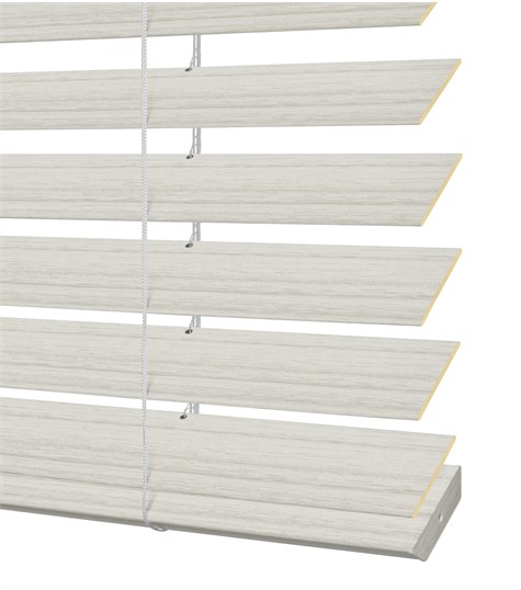 Witte PVC Jaloezie 50mm (White Wash 6957)