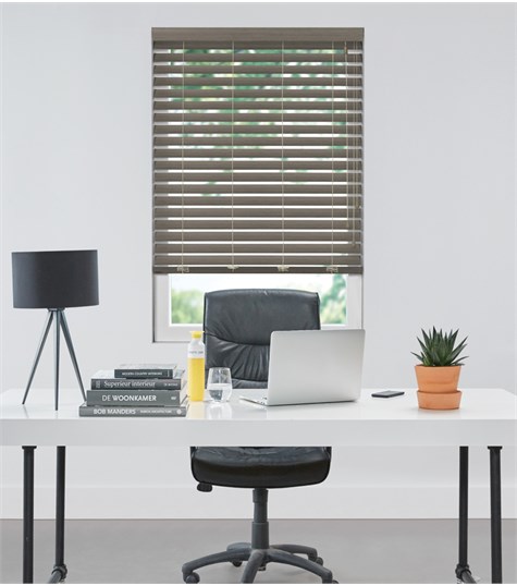 Grijze PVC Jaloezie 63mm Op Maat (Graniet 6959 6959)