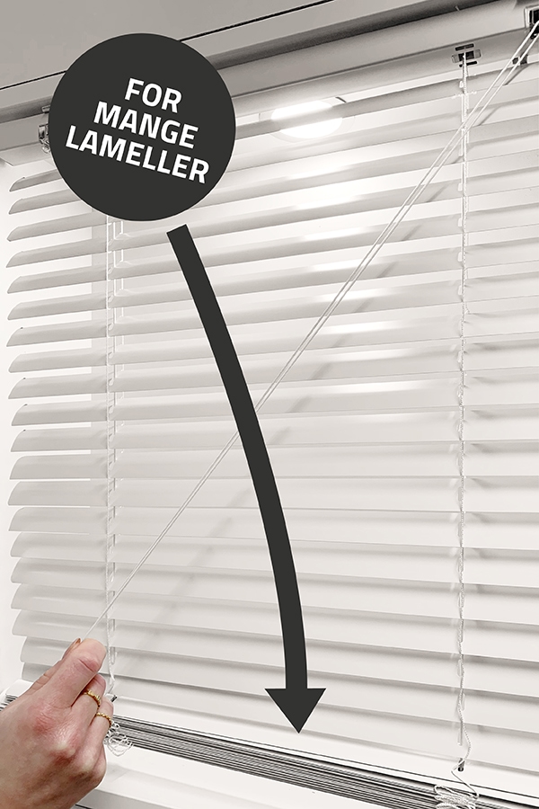 Eksempel for mange lameller