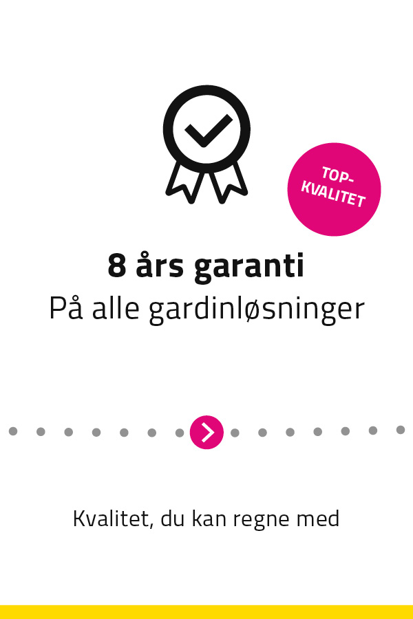 8 års garanti