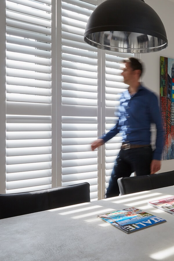 Raambekleding shutters