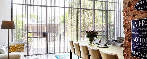 Skræddersyede sorte transparente gardiner